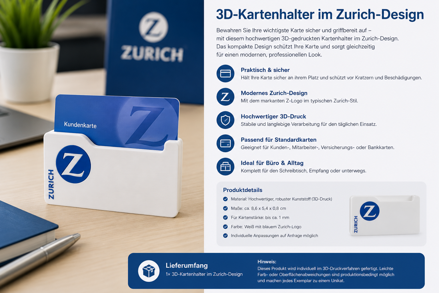 Kartenhalter "ZURICH"